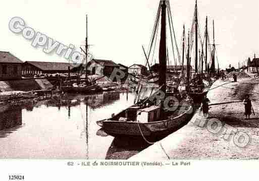 Ville de NOIRMOUTIERENL\\\'ILE Carte postale ancienne