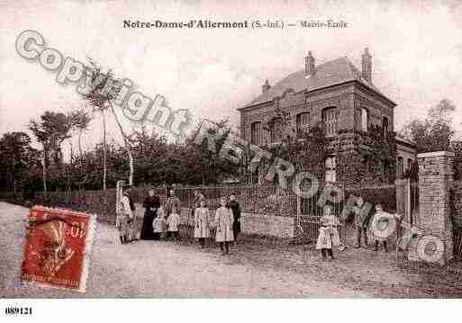 Ville de NOTREDAMED\'ALIERMONT Carte postale ancienne