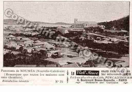 Ville de NOUMEA Carte postale ancienne