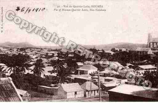 Ville de NOUMEA Carte postale ancienne