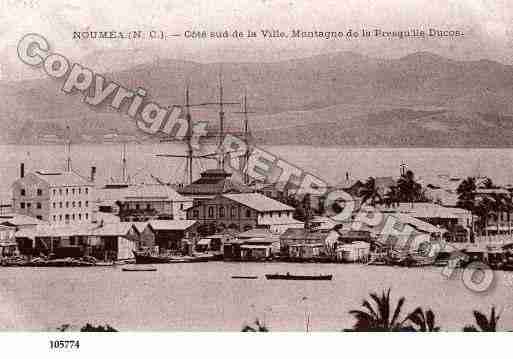 Ville de NOUMEA Carte postale ancienne