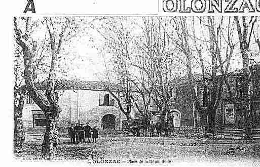 Ville de OLONZAC Carte postale ancienne