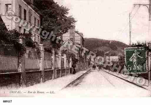 Ville de ORIVAL Carte postale ancienne