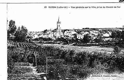 Ville de OUDON Carte postale ancienne