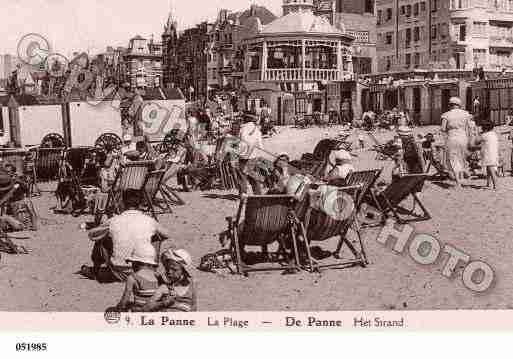 Ville de PANNE(LA) Carte postale ancienne