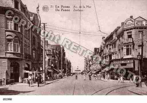 Ville de PANNE(LA) Carte postale ancienne