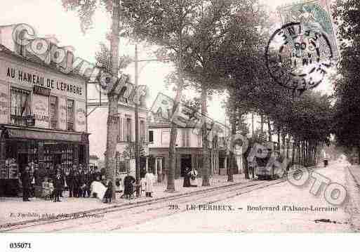 Ville de PERREUXSURMARNE(LE) Carte postale ancienne