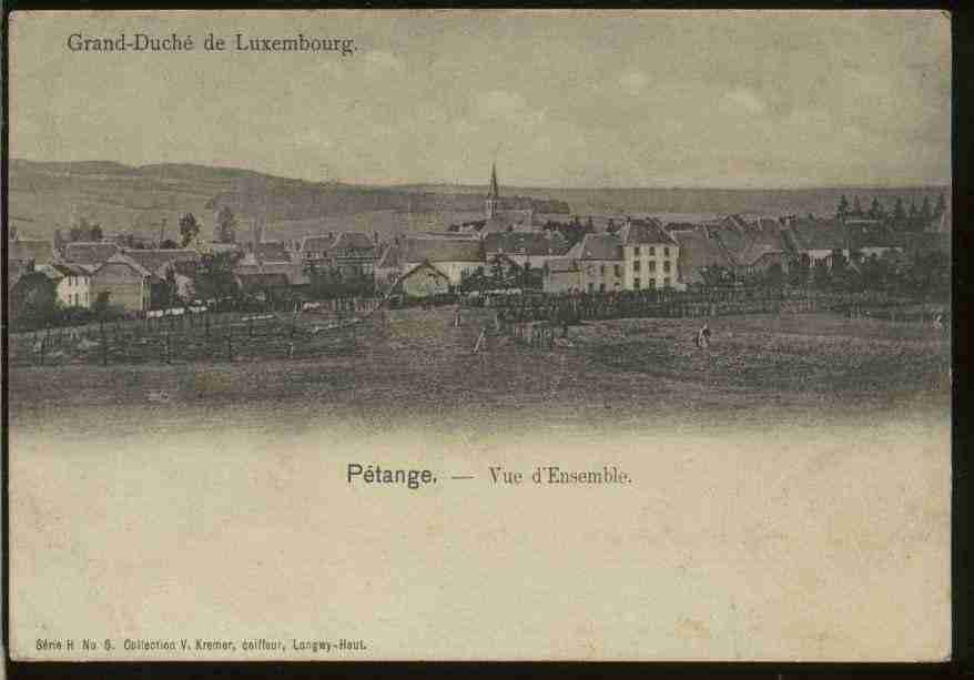 Ville de PETANGE Carte postale ancienne