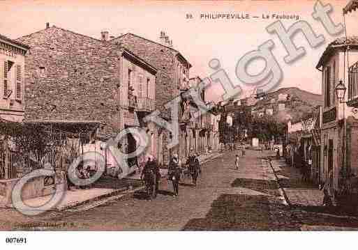 Ville de PHILIPPEVILLE Carte postale ancienne