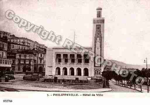 Ville de PHILIPPEVILLE Carte postale ancienne