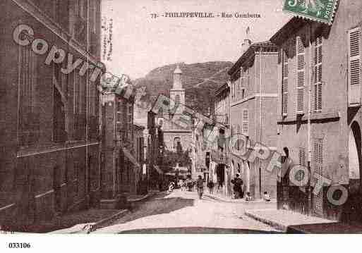 Ville de PHILIPPEVILLE Carte postale ancienne