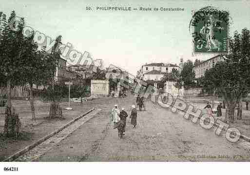 Ville de PHILIPPEVILLE Carte postale ancienne