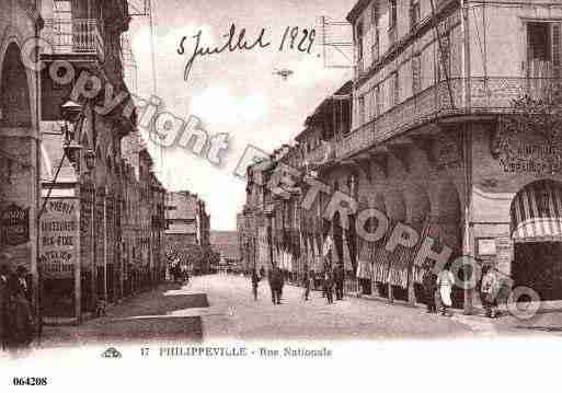 Ville de PHILIPPEVILLE Carte postale ancienne