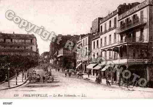 Ville de PHILIPPEVILLE Carte postale ancienne