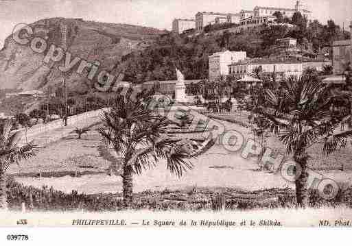 Ville de PHILIPPEVILLE Carte postale ancienne