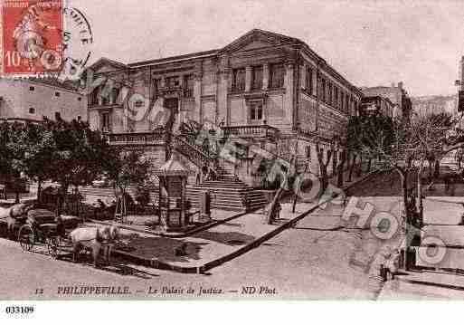 Ville de PHILIPPEVILLE Carte postale ancienne