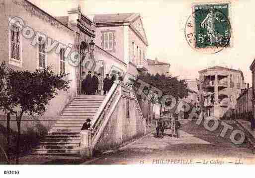 Ville de PHILIPPEVILLE Carte postale ancienne