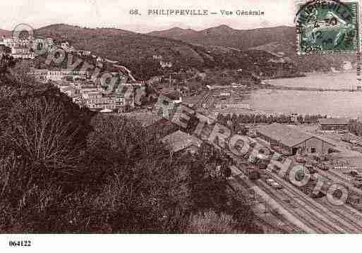 Ville de PHILIPPEVILLE Carte postale ancienne