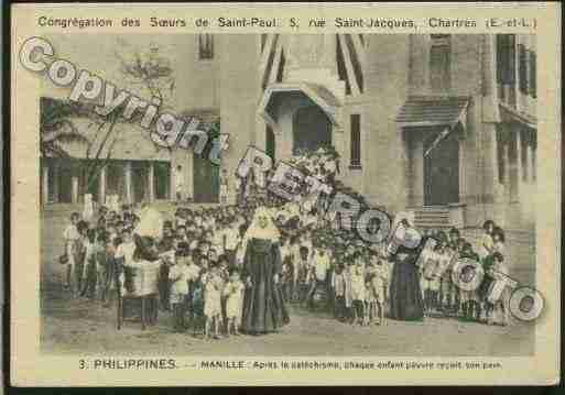 Ville de PHILIPPINES Carte postale ancienne