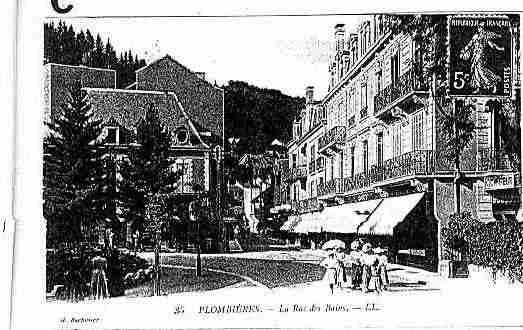 Ville de PLOMBIERES Carte postale ancienne