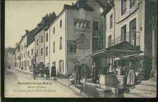 Ville de PLOMBIERES Carte postale ancienne