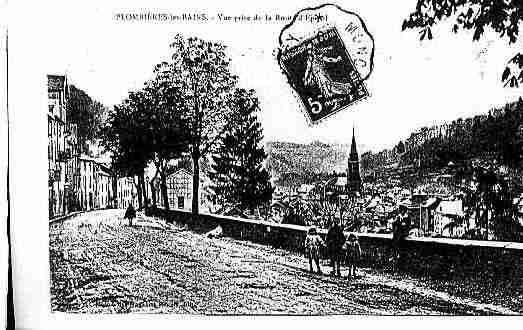 Ville de PLOMBIERES Carte postale ancienne