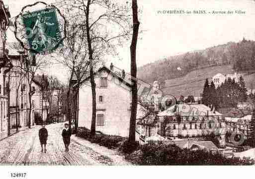 Ville de PLOMBIERES Carte postale ancienne