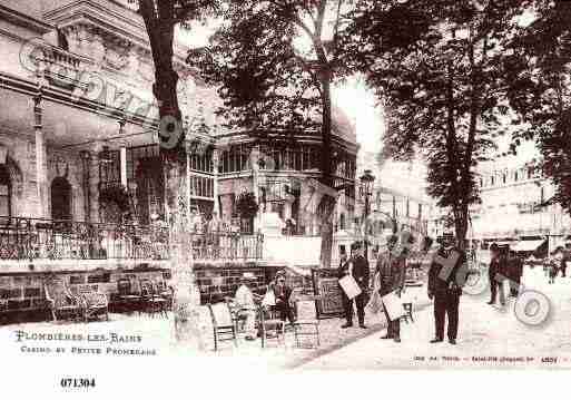 Ville de PLOMBIERES Carte postale ancienne