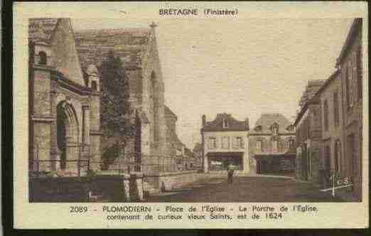 Ville de PLOMODIERN Carte postale ancienne