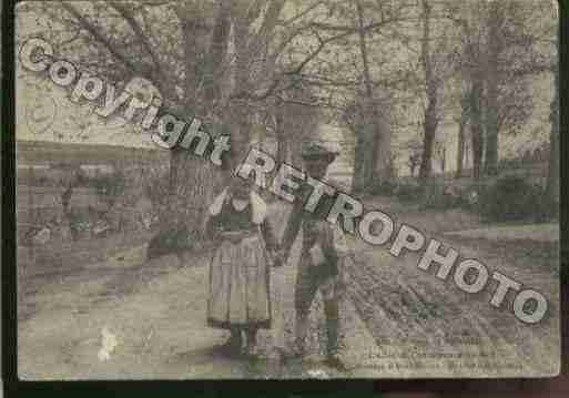 Ville de PONTAVEN Carte postale ancienne