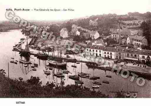 Ville de PONTAVEN Carte postale ancienne