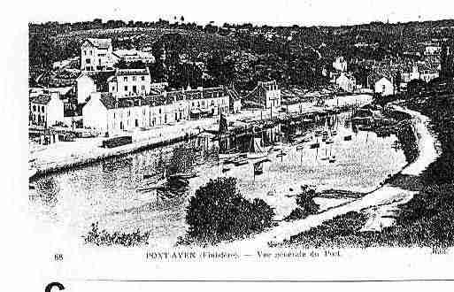 Ville de PONTAVEN Carte postale ancienne