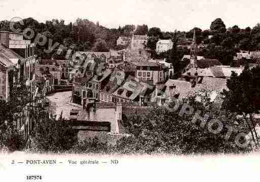 Ville de PONTAVEN Carte postale ancienne