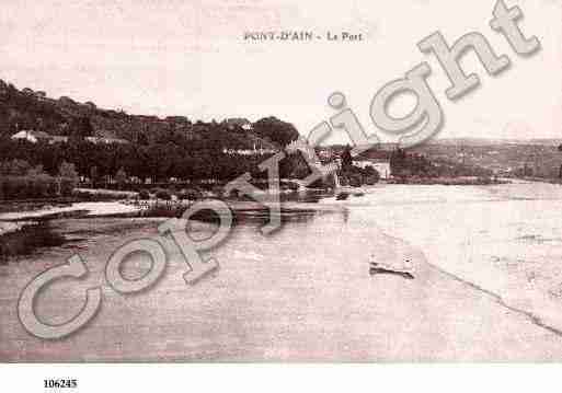 Ville de PONTD\'AIN Carte postale ancienne