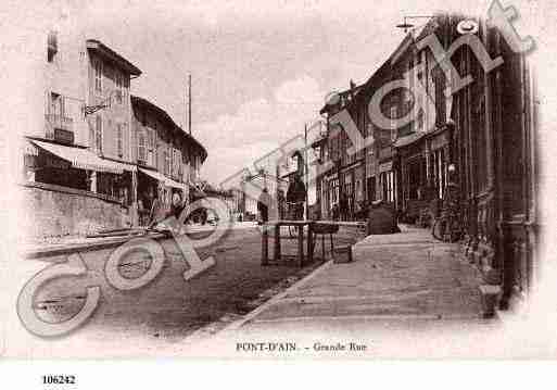 Ville de PONTD\'AIN Carte postale ancienne