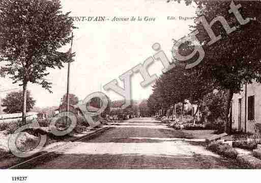 Ville de PONTD\\\'AIN Carte postale ancienne