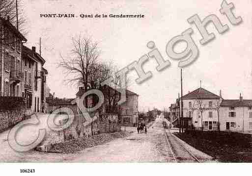 Ville de PONTD\'AIN Carte postale ancienne