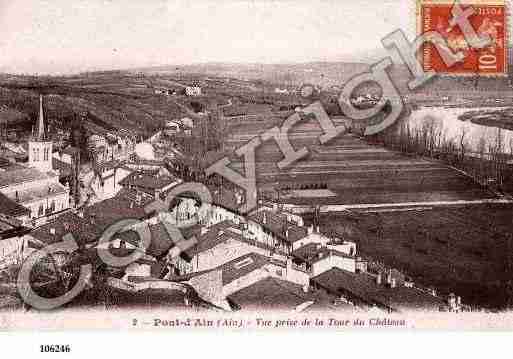 Ville de PONTD\'AIN Carte postale ancienne