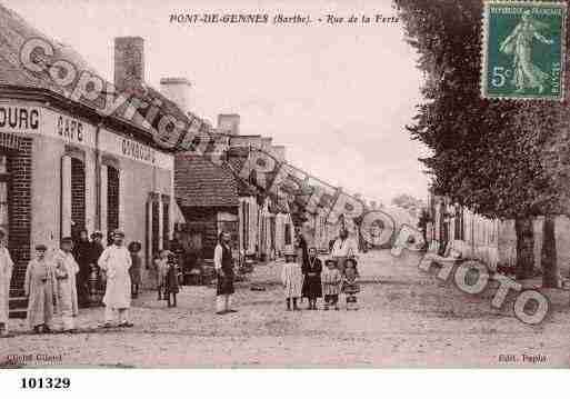 Ville de PONTDEGENNES Carte postale ancienne