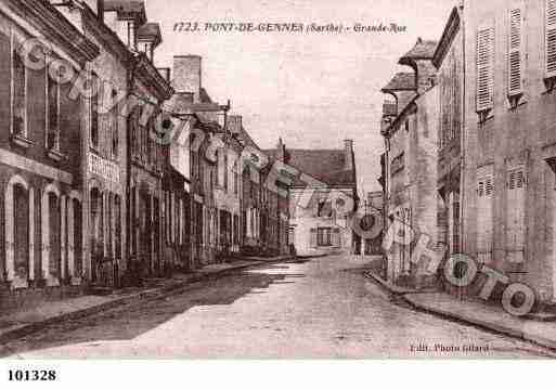 Ville de PONTDEGENNES Carte postale ancienne