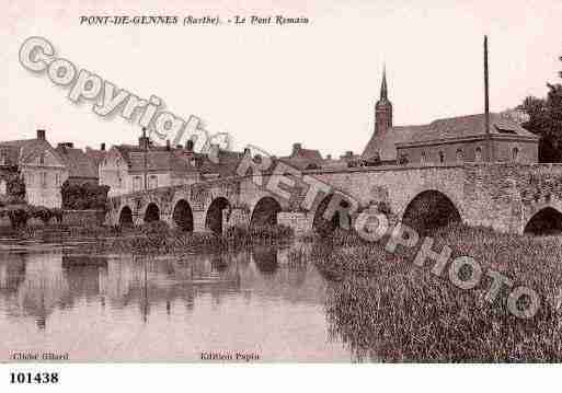 Ville de PONTDEGENNES Carte postale ancienne