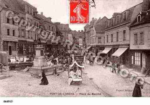 Ville de PONTDEL\\\'ARCHE Carte postale ancienne