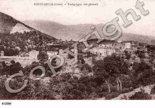 Ville de PONTELECCIA Carte postale ancienne