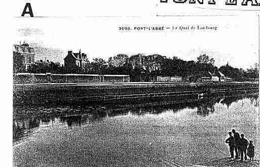 Ville de PONTL\'ABBE Carte postale ancienne