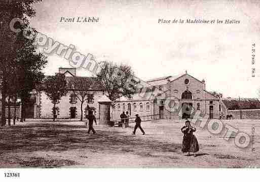 Ville de PONTL\\\'ABBE Carte postale ancienne