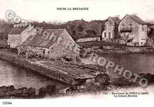 Ville de PONTL\\\'ABBE Carte postale ancienne