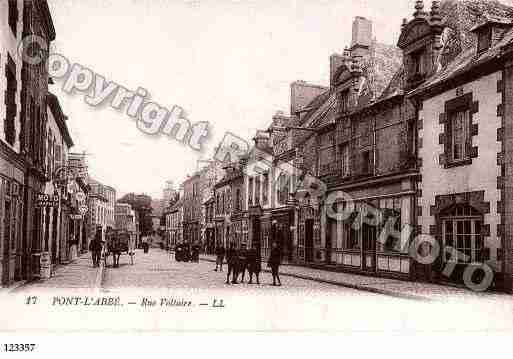 Ville de PONTL\'ABBE Carte postale ancienne