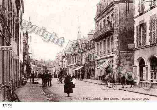 Ville de PONTL\\\'ABBE Carte postale ancienne