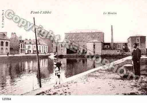 Ville de PONTL\'ABBE Carte postale ancienne