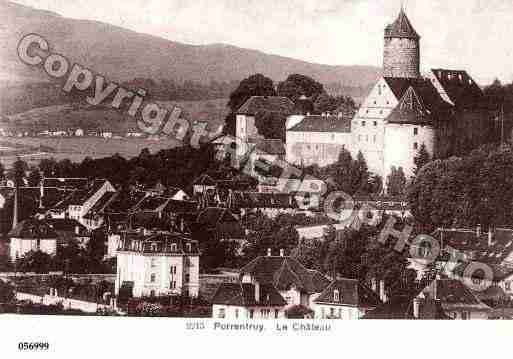 Ville de PORRENTRUY Carte postale ancienne